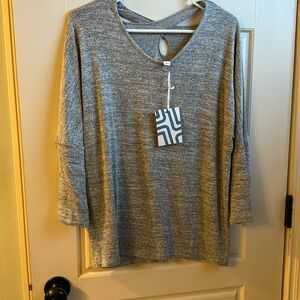 Market and Spruce Claira Cross-Back Knit Top